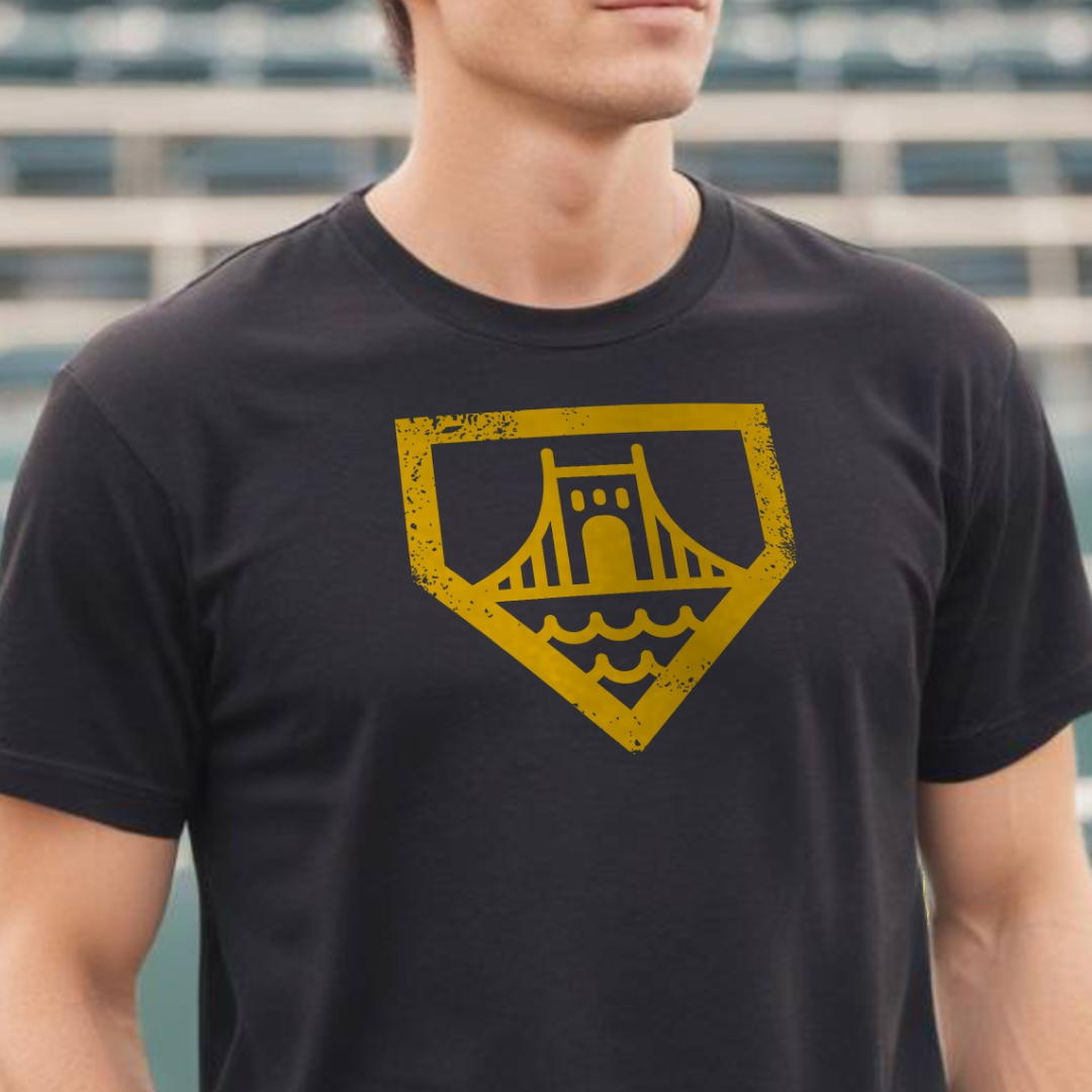 Clemente Water Outline in Plate Tee