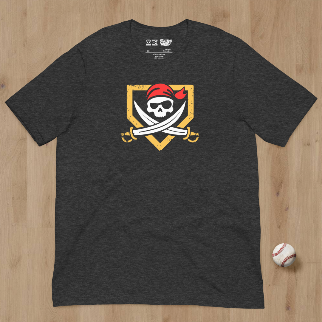 Jolly Roger in Plate Outline Tee