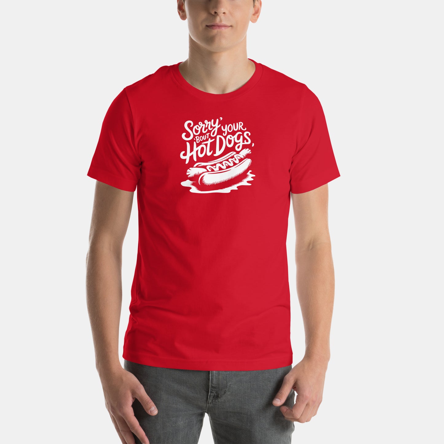 Kansas City NFL Fan T-Shirt: Sorry About Your Hotdogs Graphic