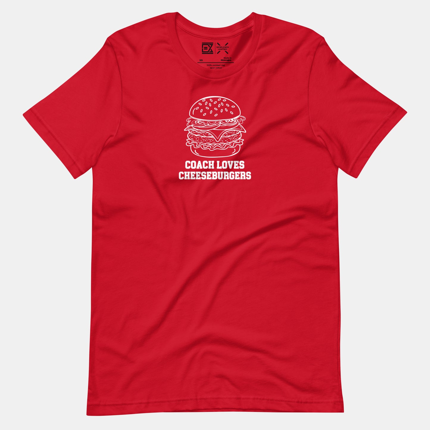 Kansas City NFL Fan T-Shirt: Cheeseburger Love 1 Graphic