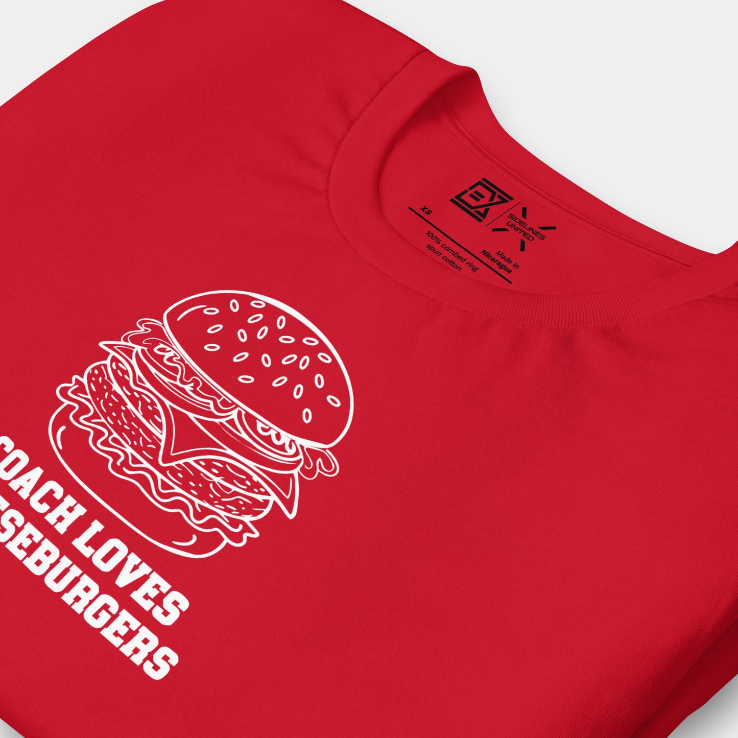 Kansas City NFL Fan T-Shirt: Cheeseburger Love 1 Graphic