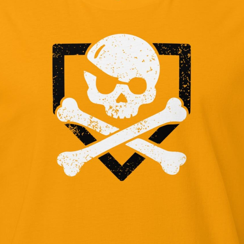 Cross Bones in Plate Outline Tee