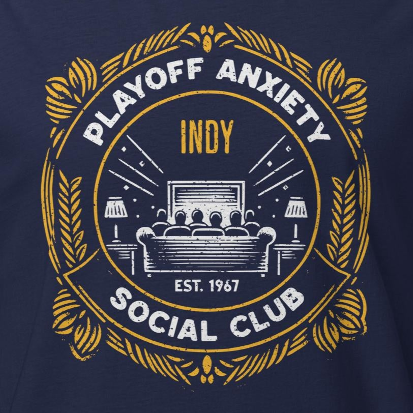 IND Playoff Anxiety Social Club Seal Tee