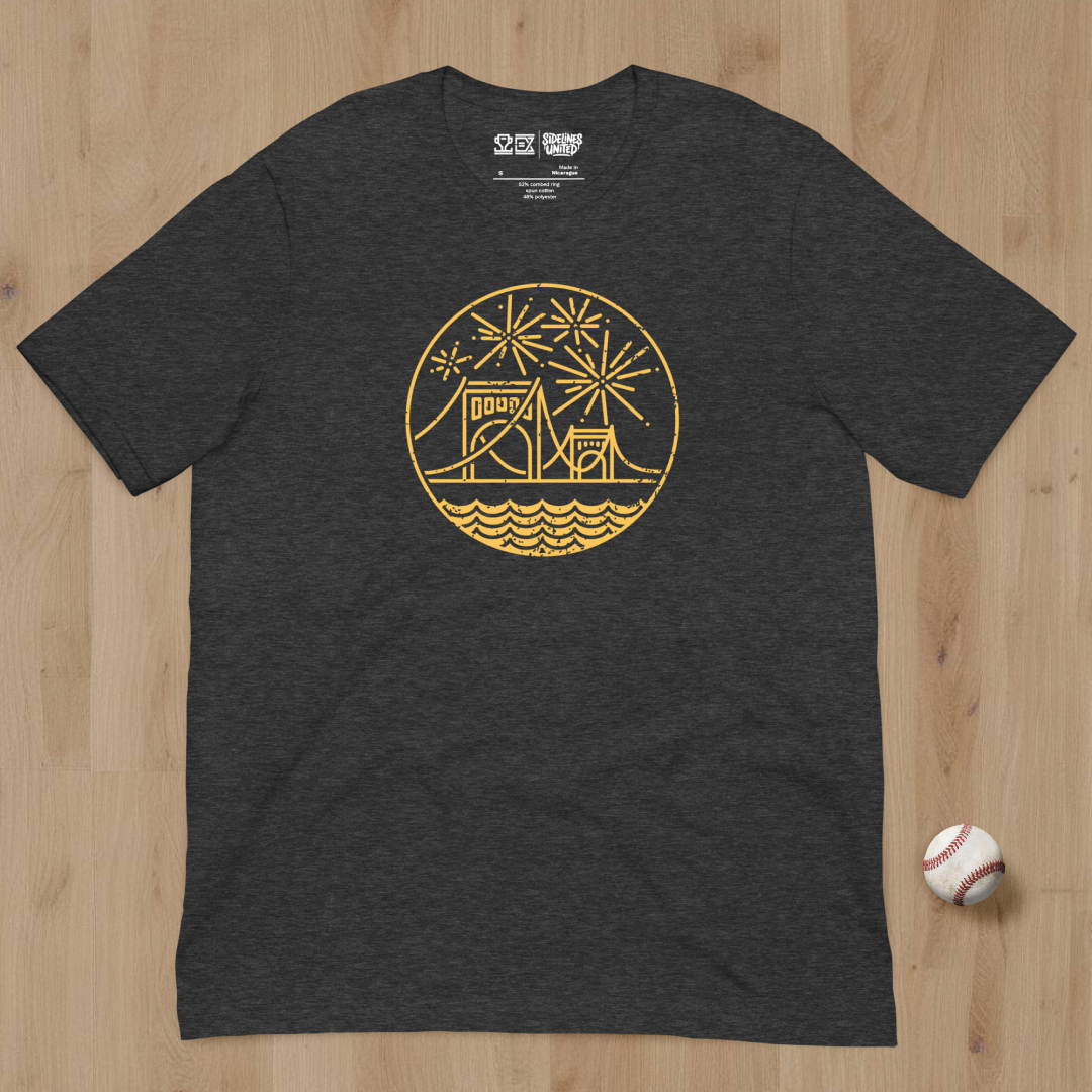 Clemente Water Fireworks Outline Tee