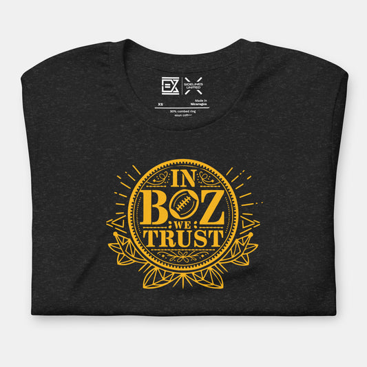 Pittsburgh NFL Fan T-Shirt: In Boz We Trust 2 Graphic