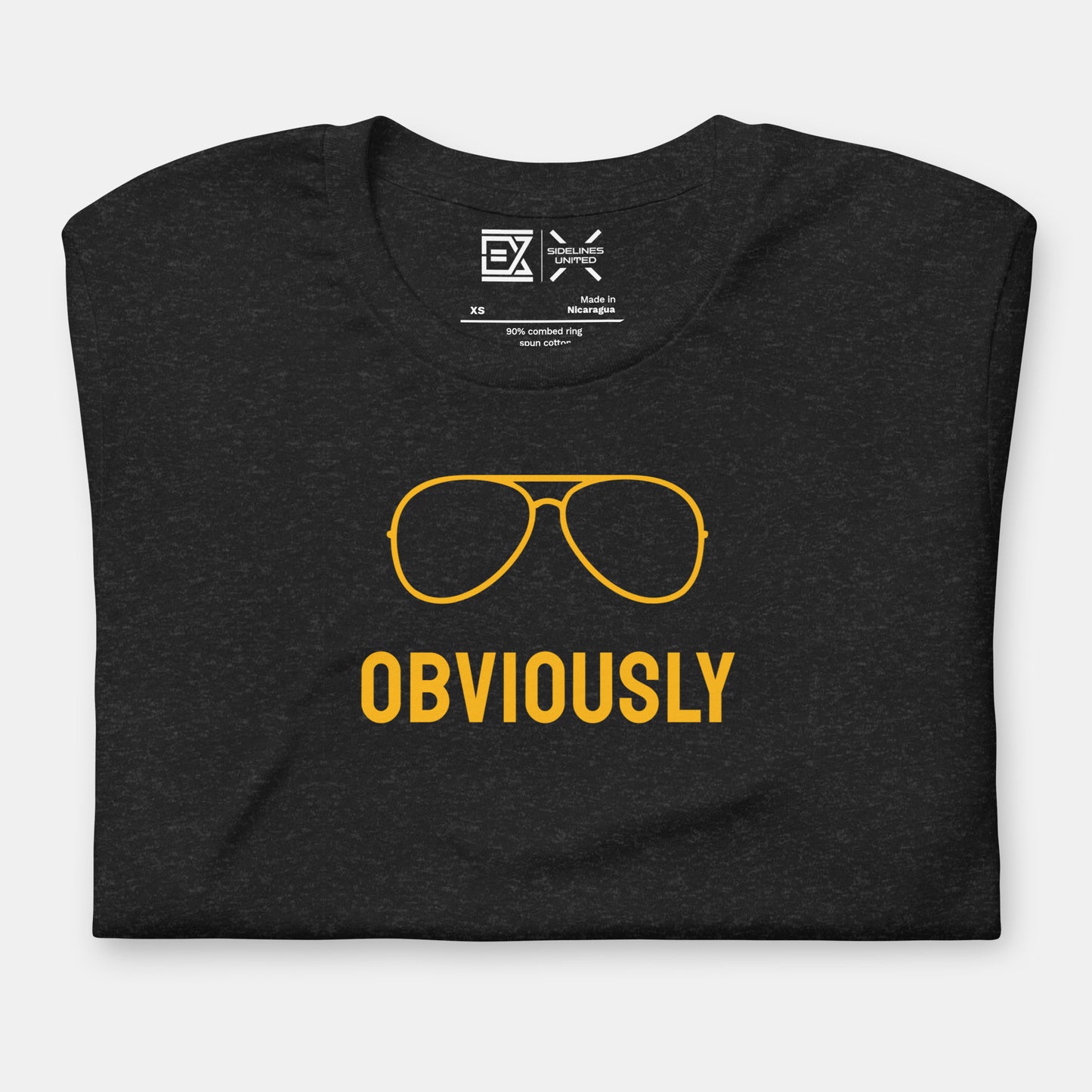 Pittsburgh NFL Fan T-Shirt: Obviously Tomlin Aviator Graphic