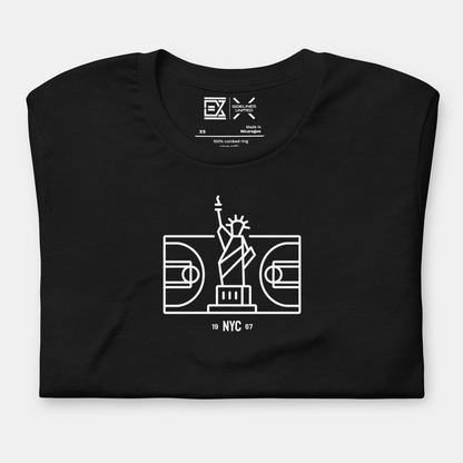 NYC NBA Fan T-Shirt: Court Graphic