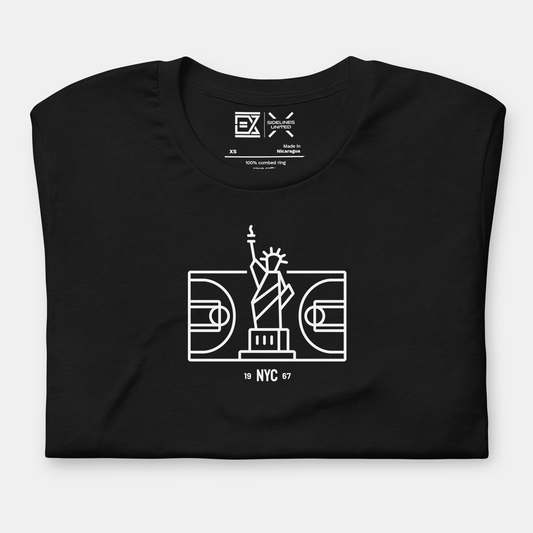 NYC NBA Fan T-Shirt: Court Graphic