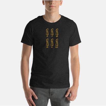 Pittsburgh NFL Fan T-Shirt: Six Lombardi Graphic