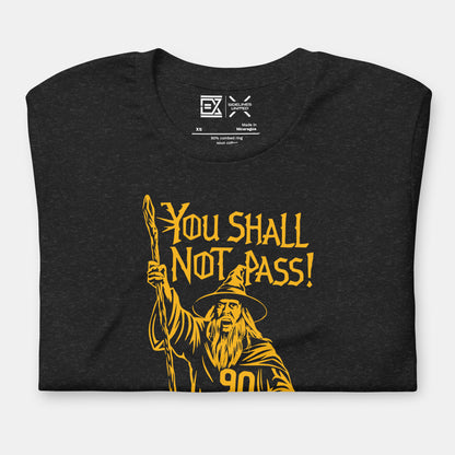 Pittsburgh NFL Fan T-Shirt: You Shall Not Pass LOTR 90 Graphic