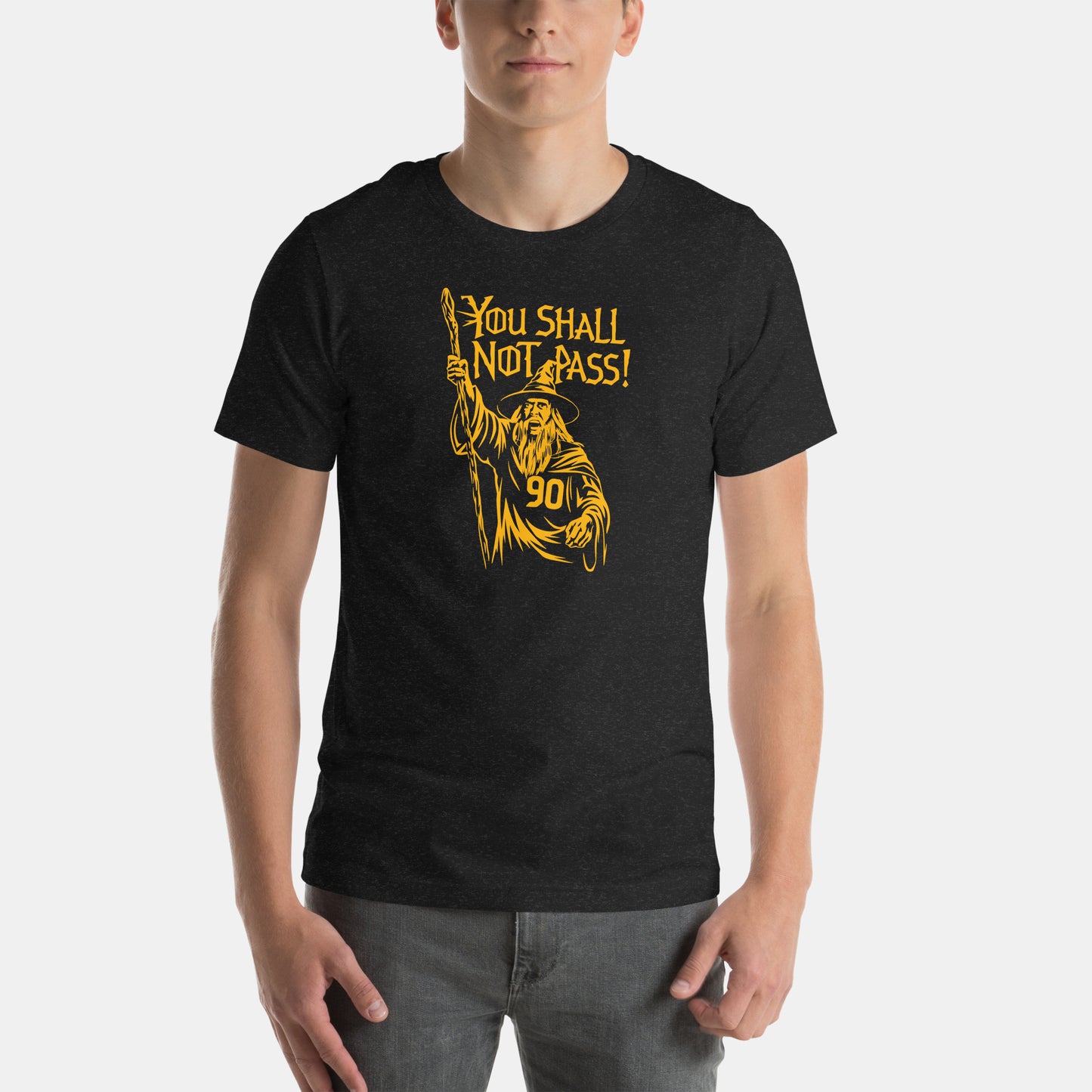 Pittsburgh NFL Fan T-Shirt: You Shall Not Pass LOTR 90 Graphic