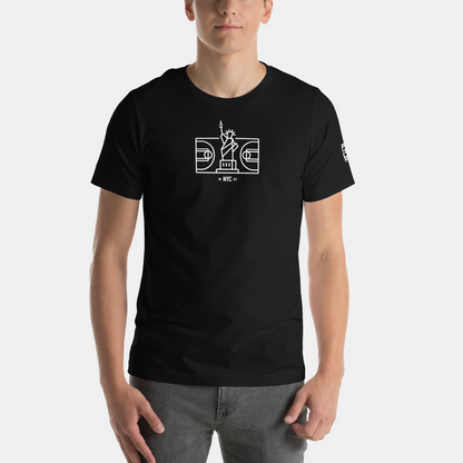 NYC NBA Fan T-Shirt: Court Graphic