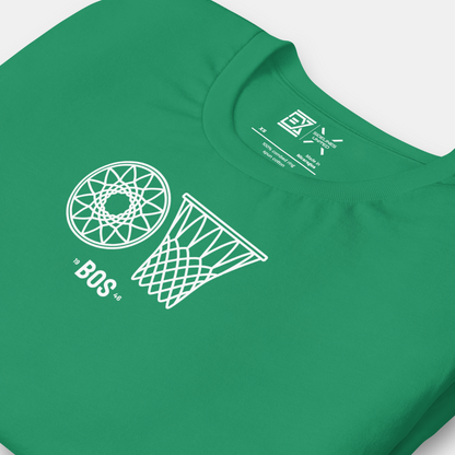 Boston NBA Fan T-Shirt: Rims Graphic