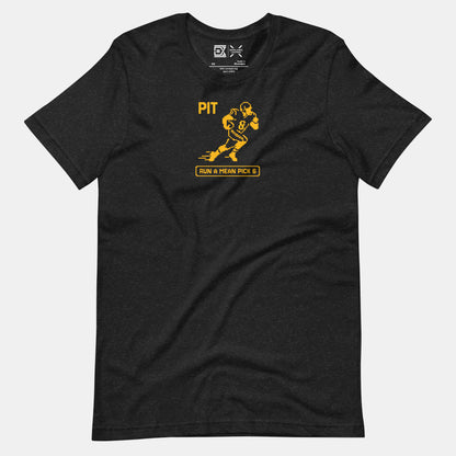 Pittsburgh NFL Fan T-Shirt: Run a Mean Pick 6 Graphic