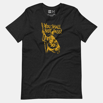 Pittsburgh NFL Fan T-Shirt: You Shall Not Pass LOTR 90 Graphic