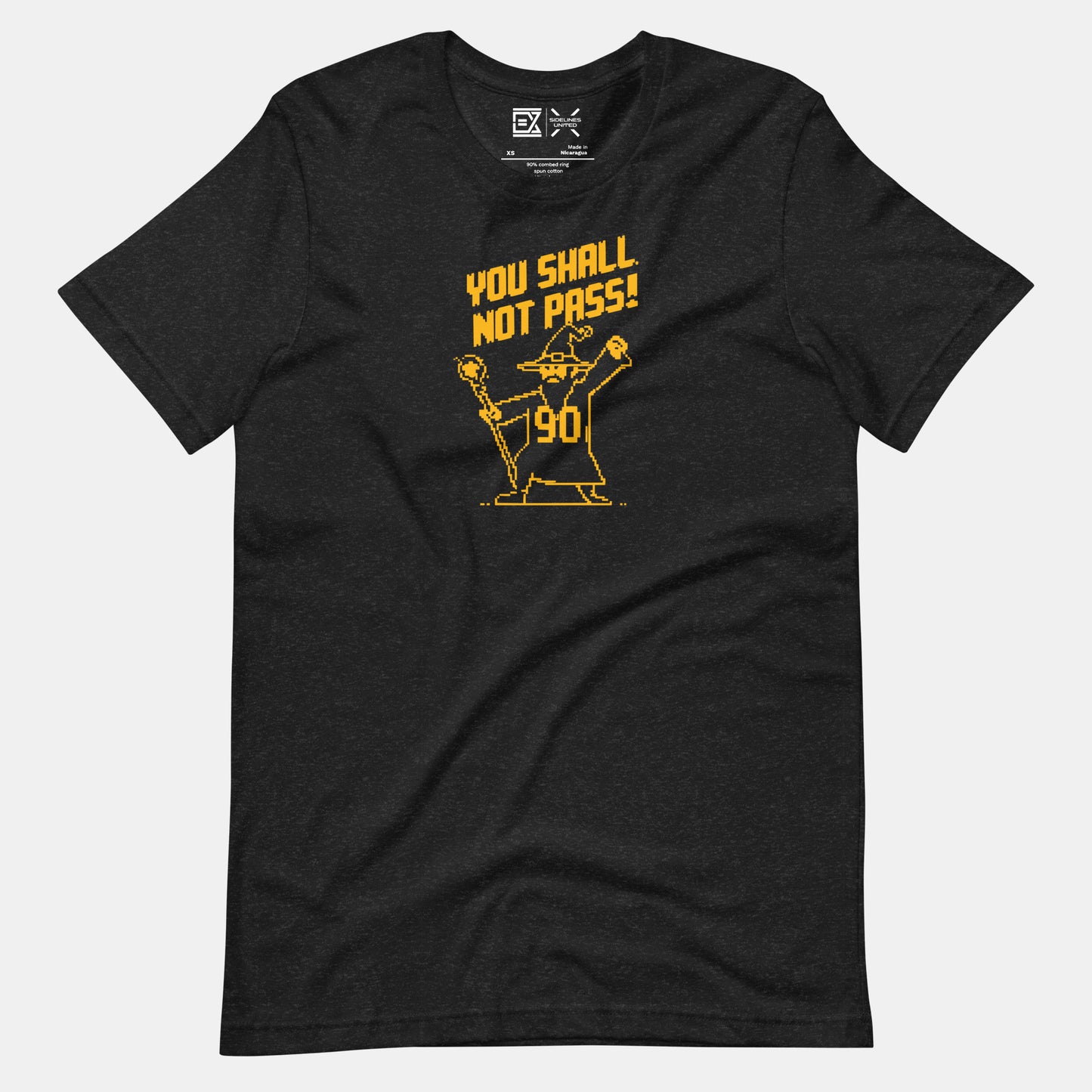 Pittsburgh NFL Fan T-Shirt: You Shall Not Pass 8-Bit Graphic