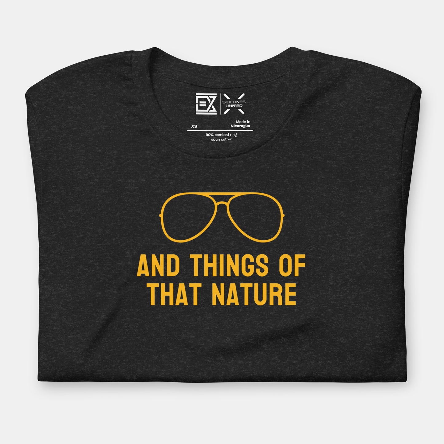 Pittsburgh NFL Fan T-Shirt: And Things of that Nature Tomlin Aviator Graphic