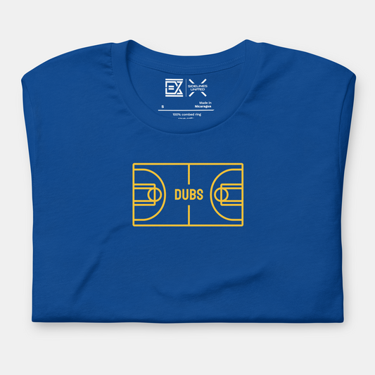 Golden State NBA Fan T-Shirt: Court Graphic