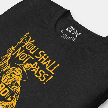 Pittsburgh NFL Fan T-Shirt: You Shall Not Pass LOTR 90 Graphic