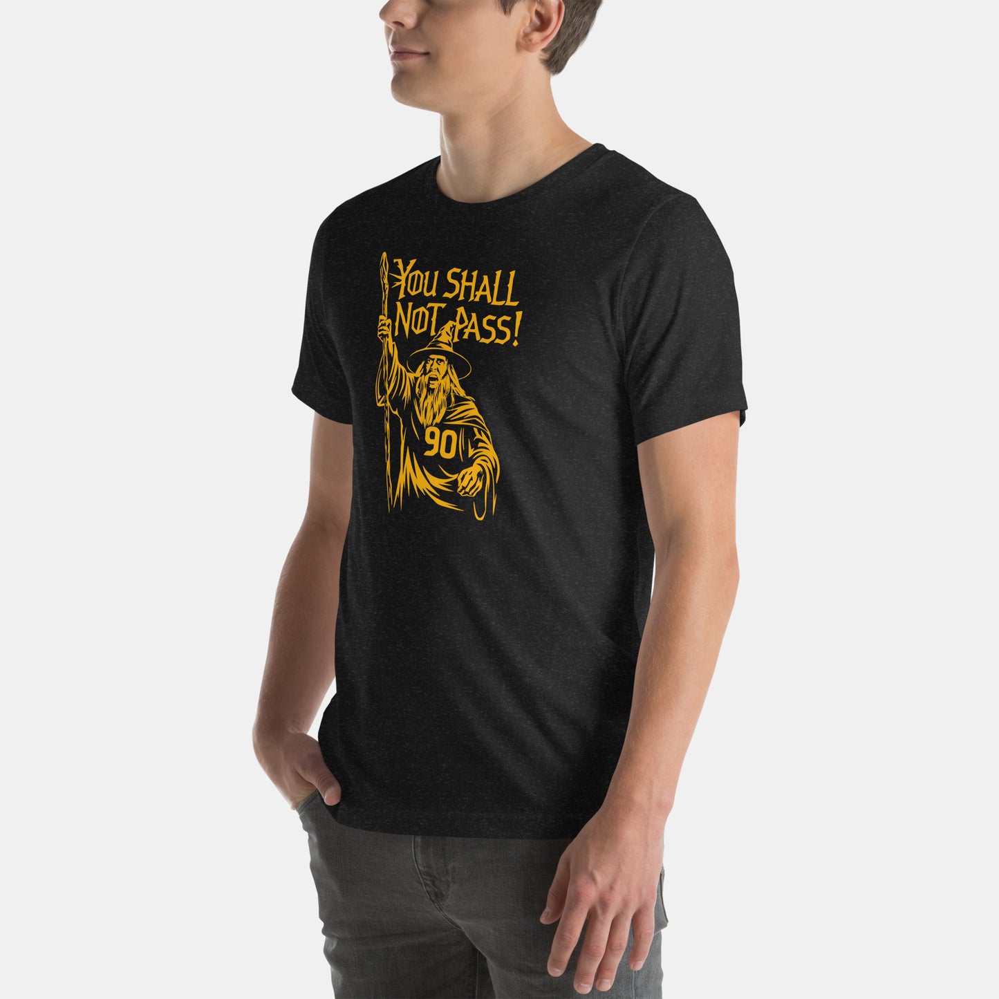 Pittsburgh NFL Fan T-Shirt: You Shall Not Pass LOTR 90 Graphic