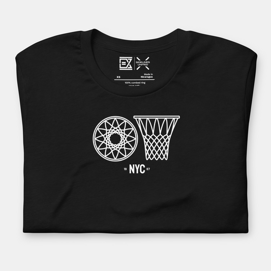 NYC NBA Fan T-Shirt: Rims Graphic