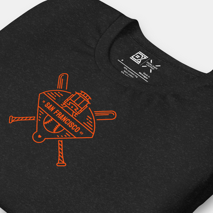 San Francisco MLB Fan T-Shirt: BatX Collection