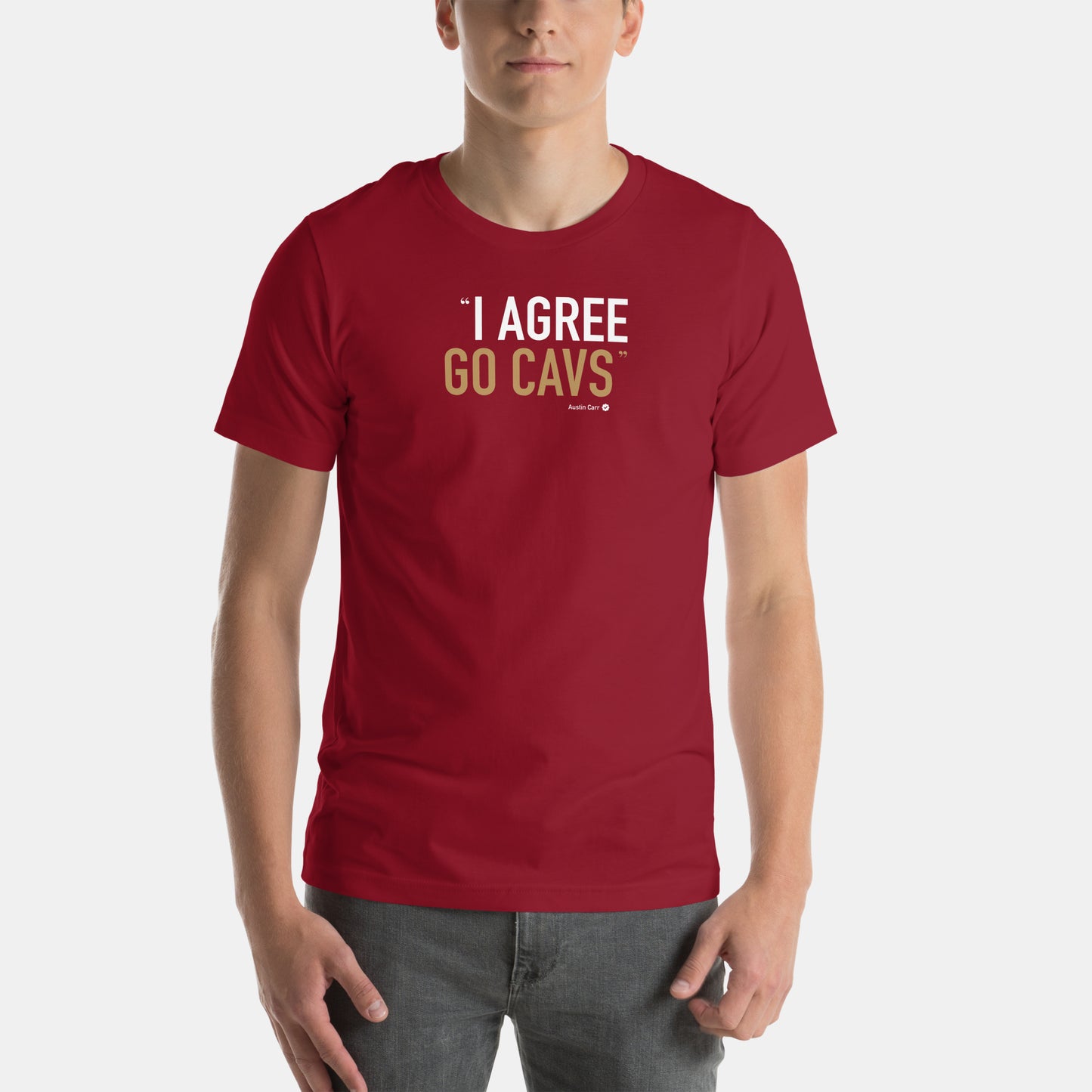 Cleveland NBA Fan T-Shirt: I Agree Go Cavs 2 Graphic