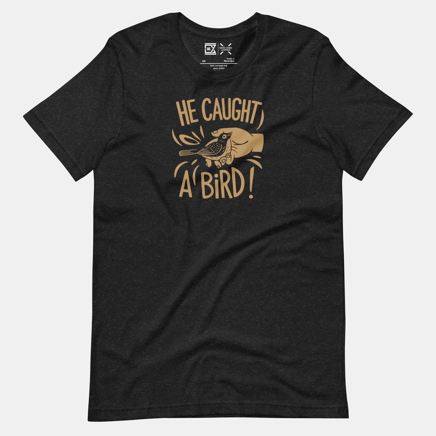 Cleveland NBA Fan T-Shirt: Caught a Bird 2 Graphic