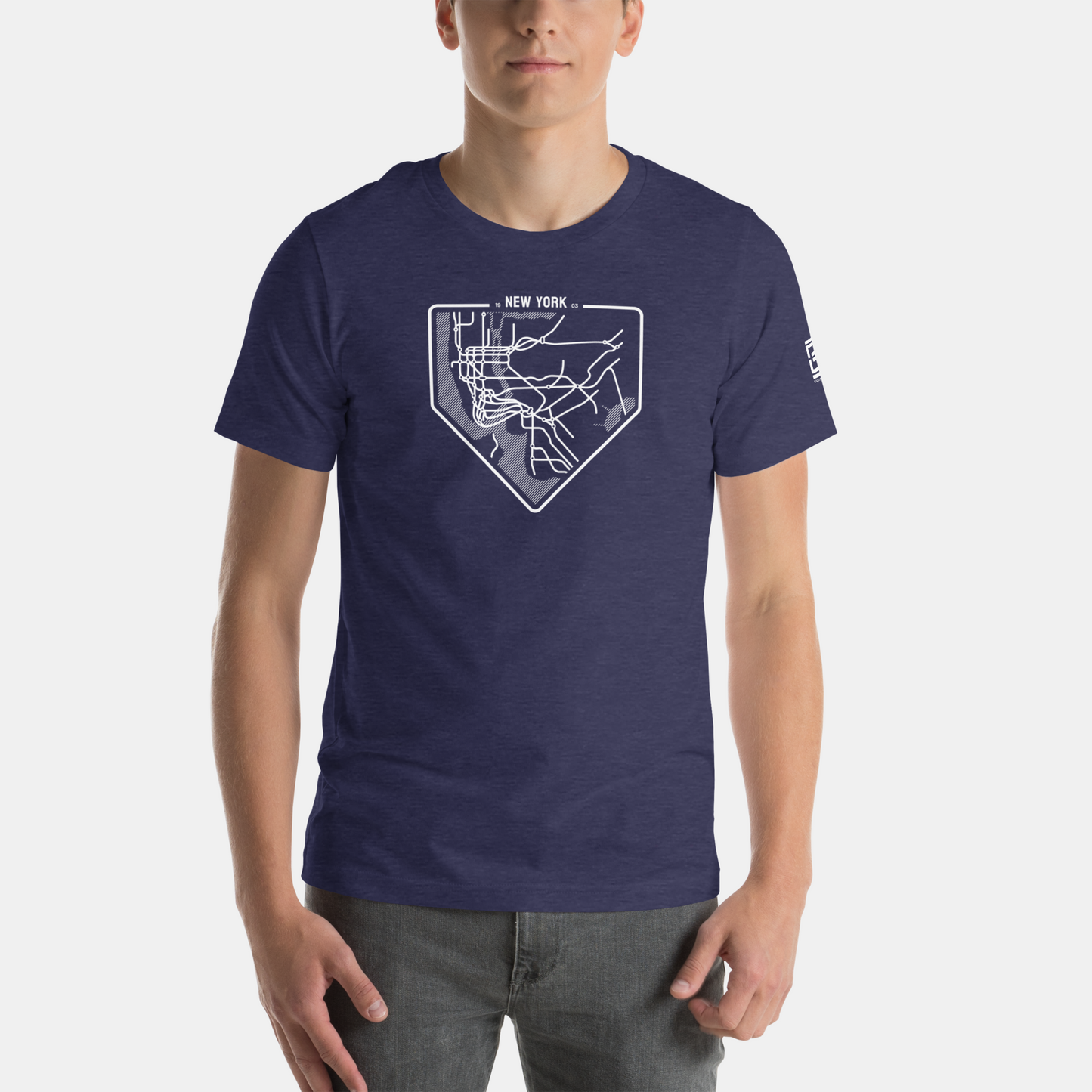 NYC MLB Fan T-Shirt: Map Collection