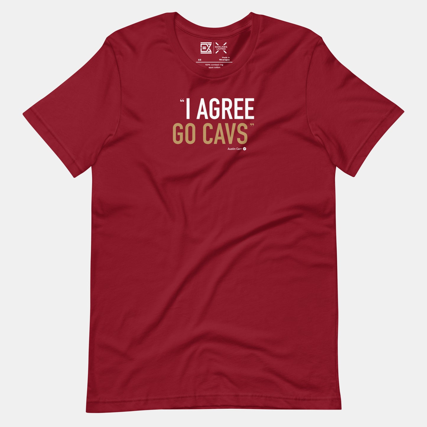 Cleveland NBA Fan T-Shirt: I Agree Go Cavs 2 Graphic