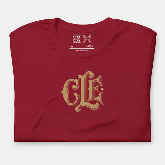 Cleveland NBA Fan T-Shirt: CLE 4 Graphic