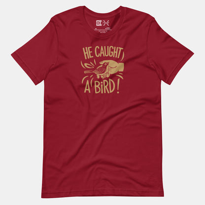 Cleveland NBA Fan T-Shirt: Caught a Bird 2 Graphic