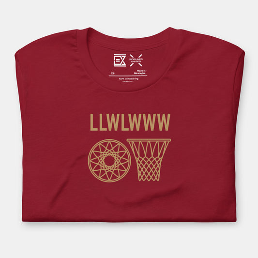 Cleveland NBA Fan T-Shirt: LLWLWWW Graphic