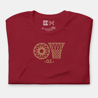 Cleveland NBA Fan T-Shirt: Rims Graphic