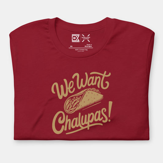 Cleveland NBA Fan T-Shirt: We Want Chalupas Graphic