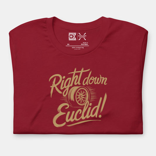 Cleveland NBA Fan T-Shirt: Right Down Euclid Graphic