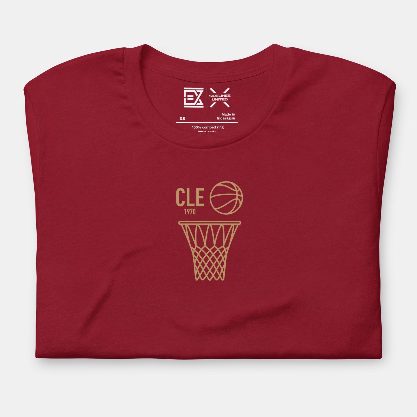 Cleveland NBA Fan T-Shirt: Layup Graphic