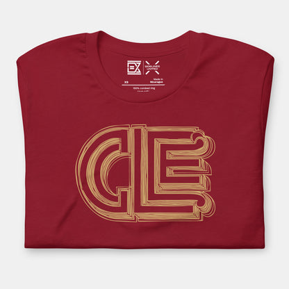 Cleveland NBA Fan T-Shirt: CLE 2 Graphic