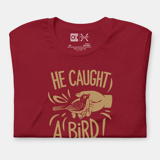 Cleveland NBA Fan T-Shirt: Caught a Bird 2 Graphic