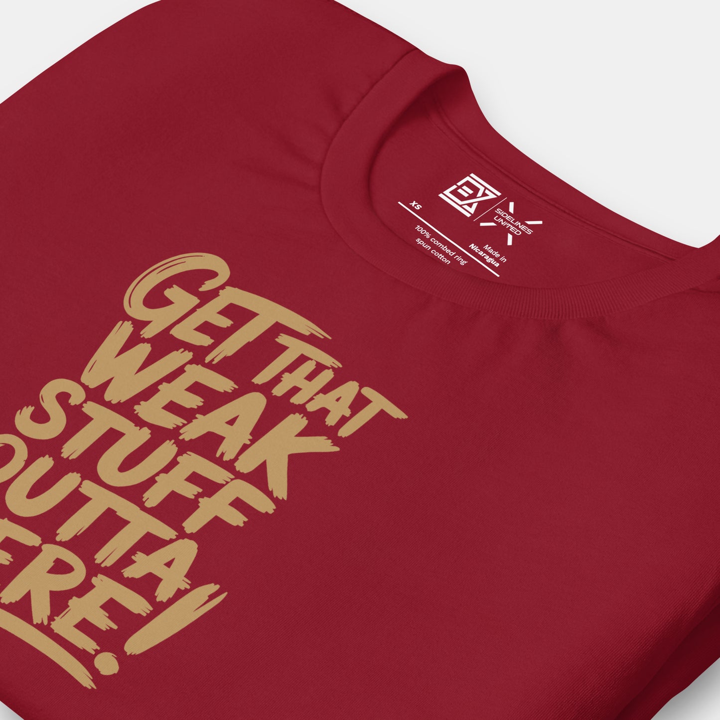 Cleveland NBA Fan T-Shirt: Get That Weak Stuff Outta Here 2 Graphic