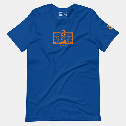 NYC NBA Fan T-Shirt: Court Graphic