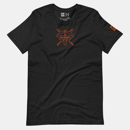 San Francisco MLB Fan T-Shirt: BatX Collection