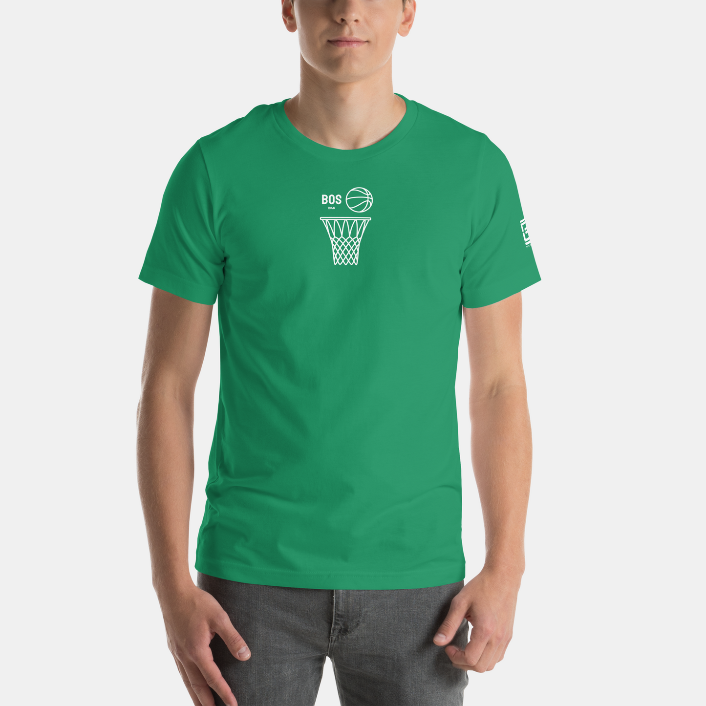 Boston NBA Fan T-Shirt: Layup Graphic