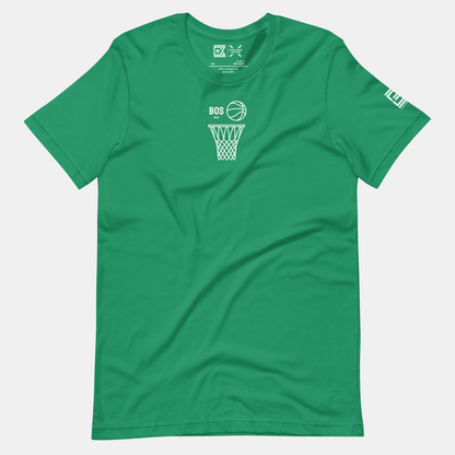 Boston NBA Fan T-Shirt: Layup Graphic