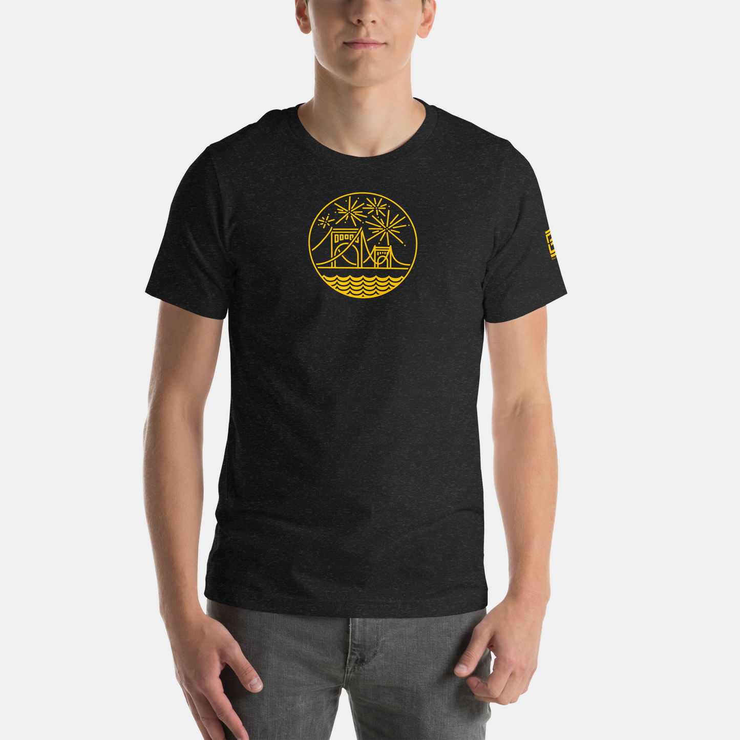 Pittsburgh MLB Fan T-Shirt: Fireworks Graphic