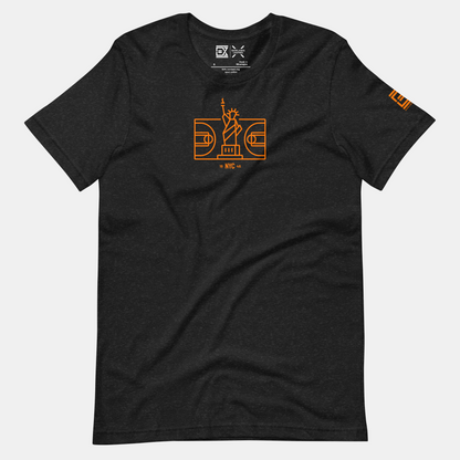 NYC NBA Fan T-Shirt: Court Graphic