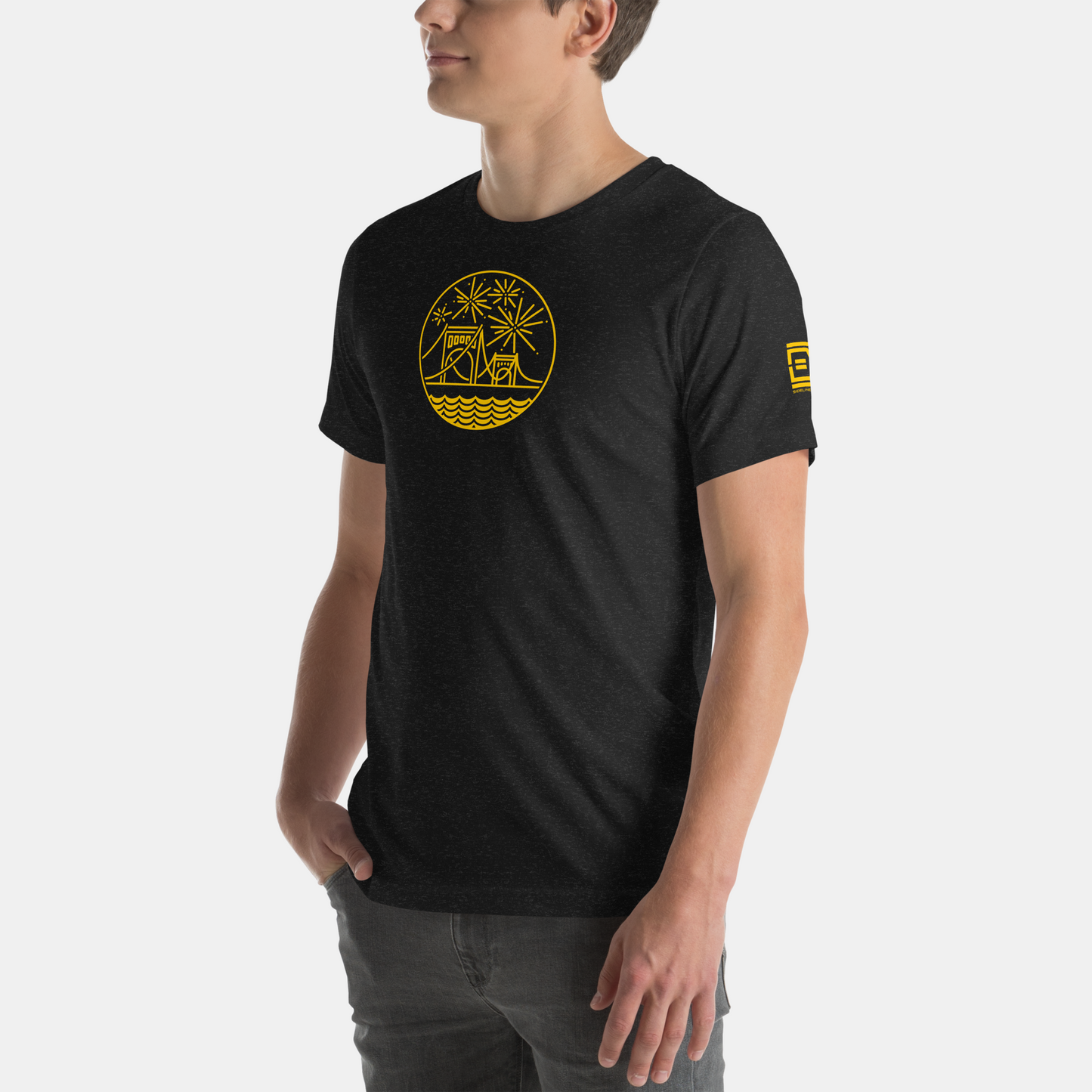 Pittsburgh MLB Fan T-Shirt: Fireworks Graphic