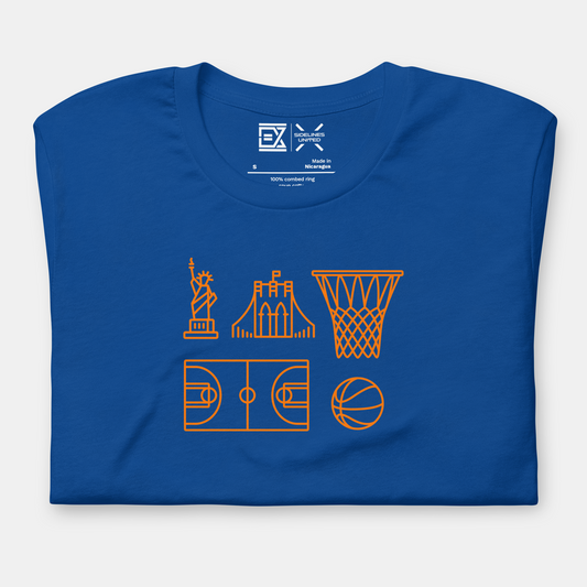 NYC NBA Fan T-Shirt: Icons Graphic