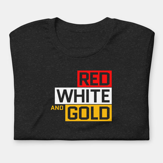 Kansas City NFL Fan T-Shirt: Red White & Gold 1 Graphic