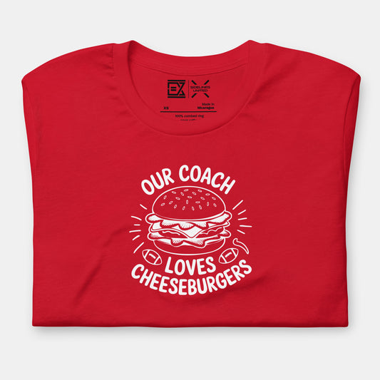 Kansas City NFL Fan T-Shirt: Cheeseburger Love 2 Graphic